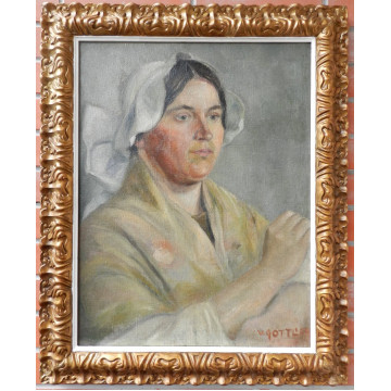 Gottlieb V.(1904-51)-Portrét mlynárky