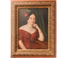 Gowitsch W.(1821-75)-Portrét ml. ženy