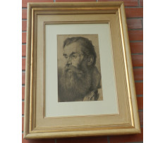 Hanula Josef(1863-1944)-Portrét starca