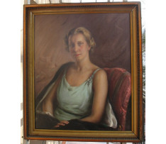 Haritonof Nikolas B(1880-1944)-Dáma v kresle