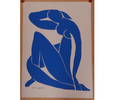 Mattise  Henry (1896-1954)-Modrý akt