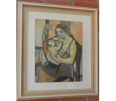 Hložník V.(1919-97)-Matka s dieťaťom