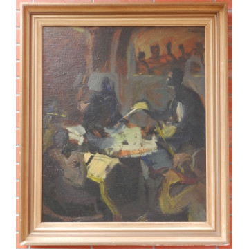 Hložník Vincent(1919-97)-V pražskej kaviarni
