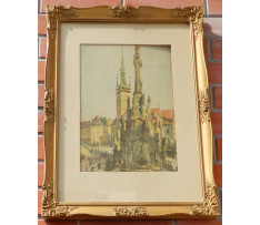 Hroutil-Olomouc kašna reprodukcia 