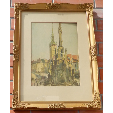 Hroutil-Olomouc kašna reprodukcia 
