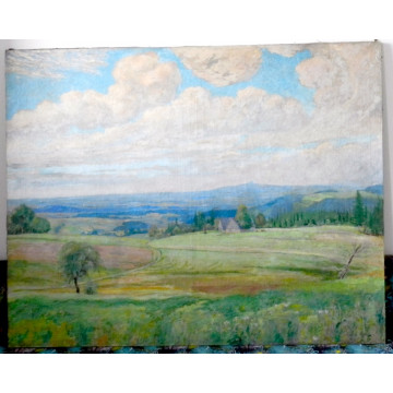Josef Rektor(1887-1953)-Jarná krajina