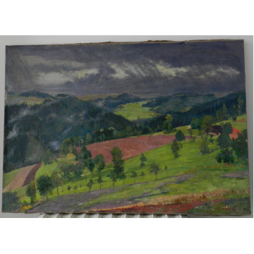 Josef Rektor(1887-1953)-Krajina pred búrkou