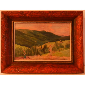 Josef Rektor(1887-1953)-Jarná krajinka