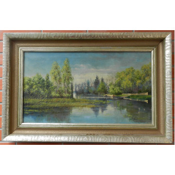 Bohumil Klimeš(1881-1949)-Pri rybníku