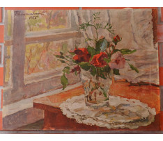 Konchalovsky Piotr P.(1876-1956)-Ruže vo váze