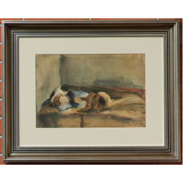 Weiner Kráľ Imrich (1901-78)-Spiaca