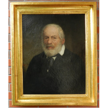 Kräutler E(1835-1879)-Portrét starého muža