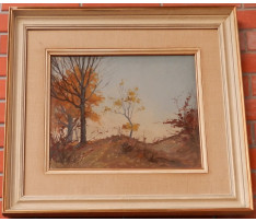 Križan Ludo(1900-79)-Jesenný deň/Pohronie