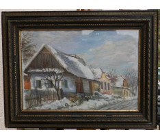 Kvapil Charles(1884-1957)-Dedina v zime