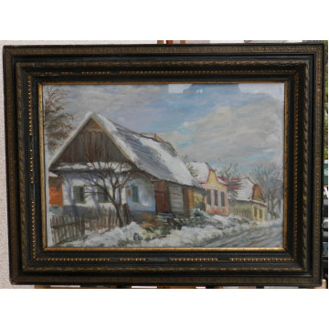 Kvapil Charles(1884-1957)-Dedina v zime