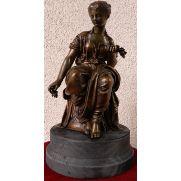Moreau H.Fr.(1832-1927)-Sediaca s kvetami
