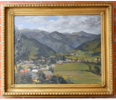 Manajlo F.F. pripisované-Pohľad na dedinu