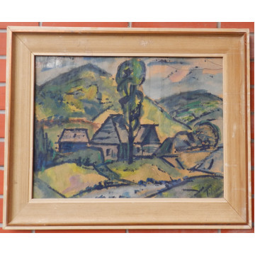 Michal Tillner(1895-1975)-Dedina v údolí