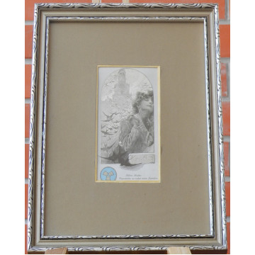 Alfons Mucha(1860-1939)-Vzpomínka na rodné město Ivančice