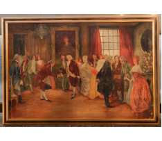 Neidentifikovaný autor- Prvá Audiencia Georgea Washingtona za prezidenta