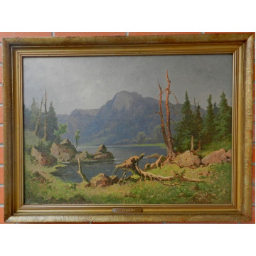 Petriedes C(1864-1943)-Pohľad na Alpy