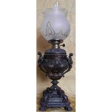 Petrolejová Lampa Baroko Rakúsko