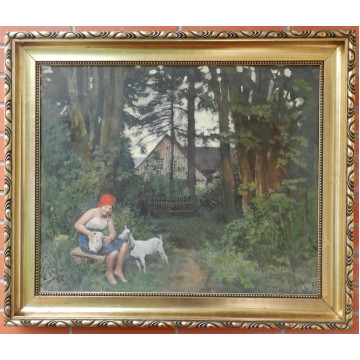 Petters O.(1882-1952)-Napájanie kozičky