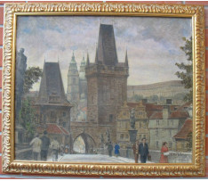 Petters O.(1882-1952)Staromestska veža v Prahe