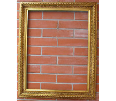Rám zlatený drevený 2.pol.19.stor. 62,3x49 cm