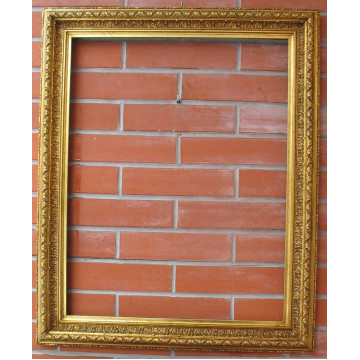 Rám zlatený drevený 2.pol.19.stor. 62,3x49 cm