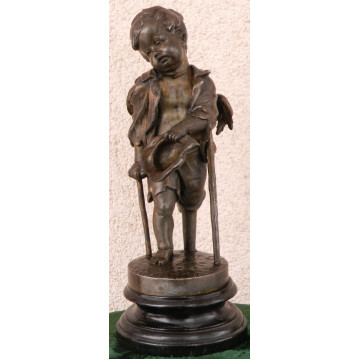 Schwabe H(1847-)-Ranený žobrajúci putti