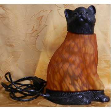 Stolová lampa Andrea Sadek Tin Chi Cat v štýle Tiffany 