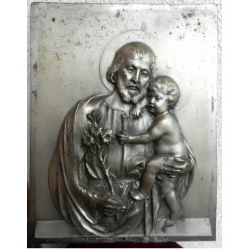 Sv. Jozef s dieťatom Kunstantalt WMF gieslingen