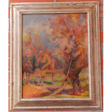 Tichý Kálman(1888-1968)-V parku