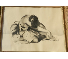 Toussaint Ferd.(1873-1955)-Ležiaci akt ženy