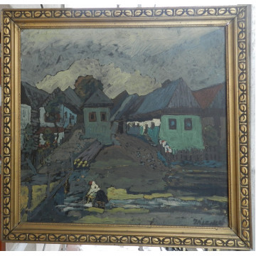 Zálesky Fr.(1901-1961)-Dedinský motív