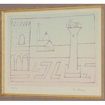 Zrzavý J.(1890-1977)-Piazzeta stĺp sv. Marka v Benátkach