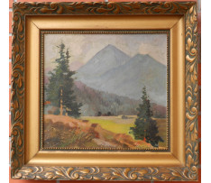 Karol Šovanka (1883-1961)-Pohľad na Tatry