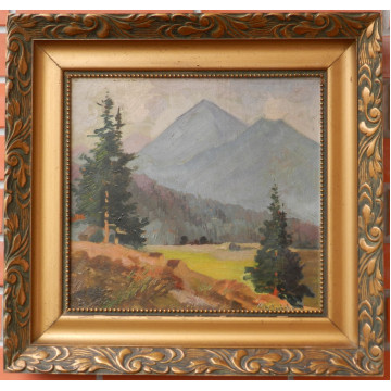 Karol Šovanka (1883-1961)-Pohľad na Tatry