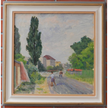 Prohászka Tallos István(1896-1974)-Na ceste (V Šamoríne)