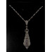 Zlatý príves briliantový 0,27 ct Art Deco