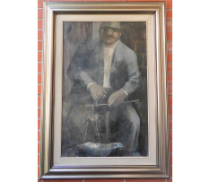 Reichentál František (1895-1971)-Rybár na trhu