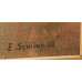 Ervín Semian(1921-1965)-Kvetinové zátišie s ovocím