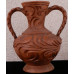 Váza palená hlína 2.pol.20.storočia